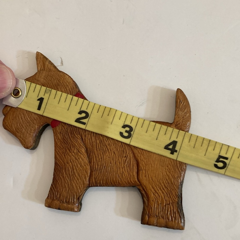 Vintage wooden scottie terrier - Picture 8 of 8
